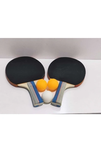 DOUBLE W SPORT Çantalı Masa Tenis Seti 2 Raket +3 Top - 2