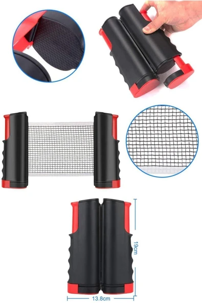 deniz sport Taşınabilir Kaymaz Ping Pong Masa Tenisi Filesi - 2
