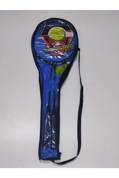 deniz sport 2 Badminton Raketi 1 Badminton Topu Çantalı Çiftli Set - 3