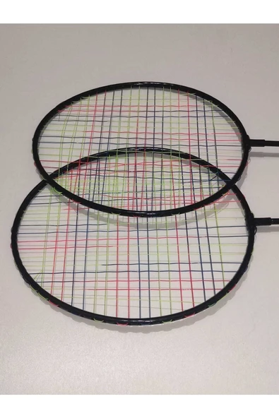 deniz sport 2 Adet Badminton Raketi & 1 Adet Badminton Topu Oyun Seti - 3