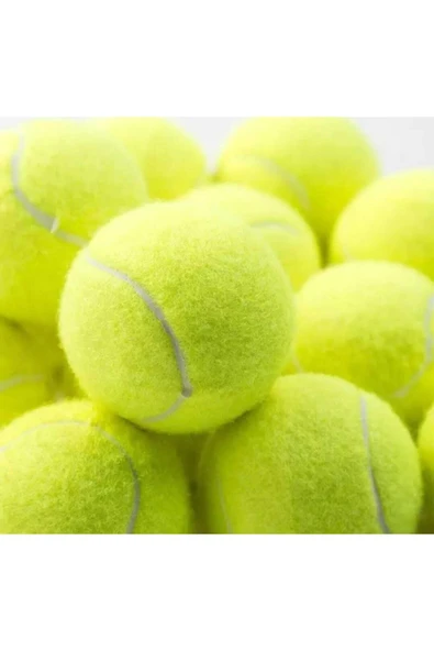 admay 6 Adet Sarı Tenis Topu Antrenman Tenis Topu - 2