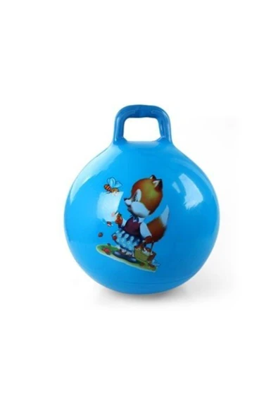 deniz sport Eğlenceli Zıplama Topu 45 Cm Çocuk Boyu Zıp Zıp Top - 1