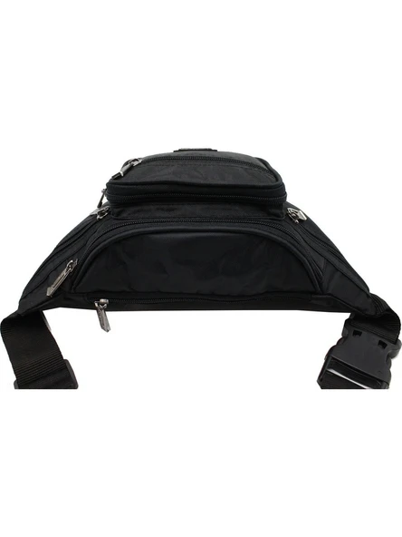 Monalisa Home Erkek Lüks  Siyah Renk Bol Bölmeli Çapraz Çanta - 2