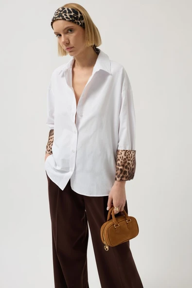 Manşet Detay Gömlek - Resim 3