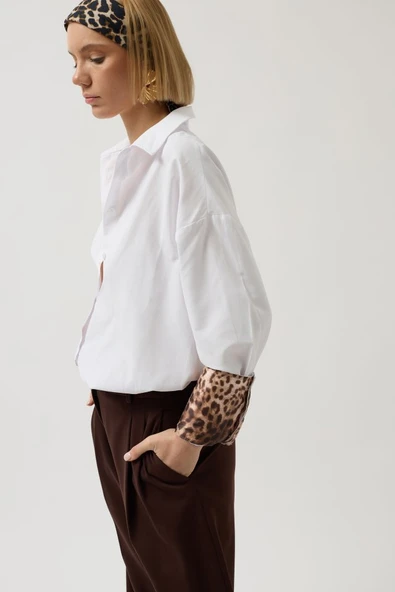 Manşet Detay Gömlek - Resim 4