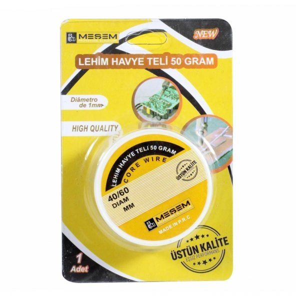 MEŞEM LEHİM HAVYA TELİ 50 GRAM 40/60