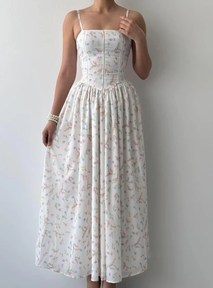 Pars İp Askılı Elbise - Resim 2