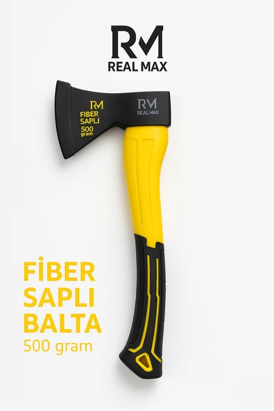 500 gr Fiber Saplı Balta  Ergonomik ve Dayanıklı Tasarım