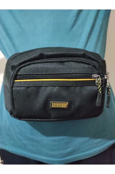 Monalisa Home 3471 Erkek Lüks Siyah Renk Bol Bölmeli Çapraz Çanta - 2