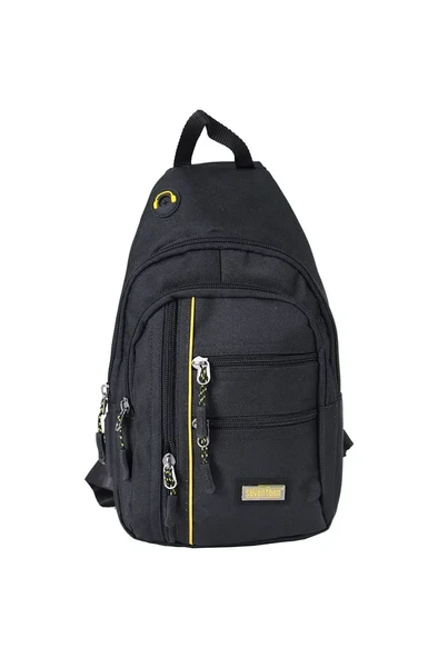 Monalisa Home 3473 Erkek Lüks Siyah Renk Bol Bölmeli Çapraz Çanta - 5