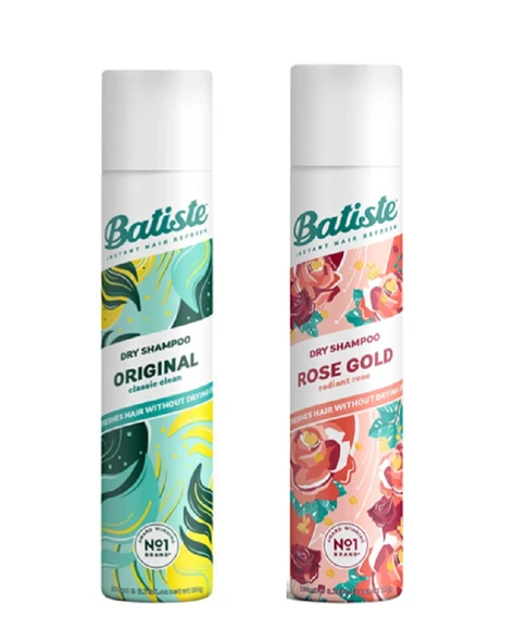 Batiste Kuru Şampuan Original 200Ml+Batiste Kuru Şampuan Rose Gold 200 Ml