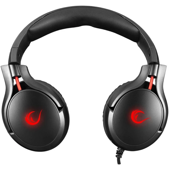 Rampage RM-K57 ROWL Kırmızı Led USB 7.1 Surround Mikrofonlu Oyuncu Kulaklığı Rampage - 2