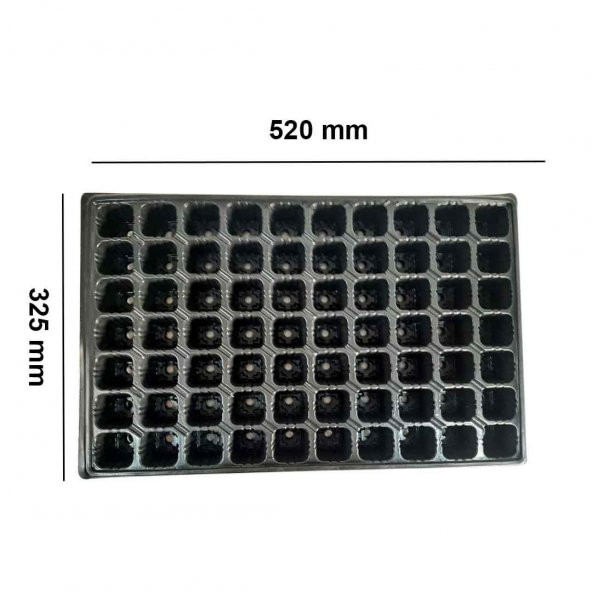 70 Göz Viyol (10 Adet) FİDE YETİŞTİRME VİYOLÜ FİDAN YETİŞTİRME KABI ÇİLEK SEBZE MEYVE SÜS BİTKİSİ SKULENT FİDELİK - 2