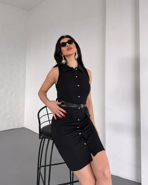 GÖMLEK YAKA ELBİSE ürün görseli 1