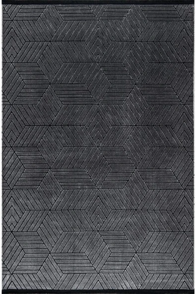 Pastel Halı Capris E6244 Antrasit Serisi Salon Oturma Yatak Odası Halısı ürün görseli 1