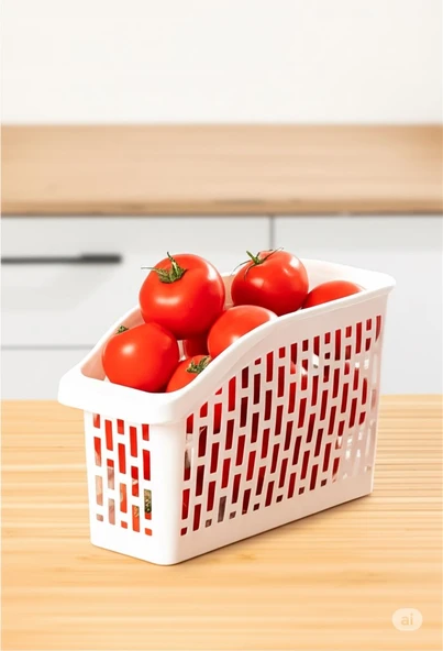 Porsima Org-22 Çok Amaçlı Buzdolabı İçi Düzenleyici Sebze Meyve Organizer Sepet (10 adet) - Resim 2