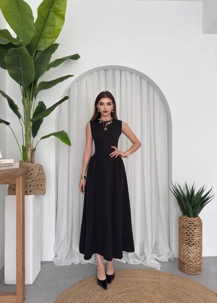 Kiyen Midi Elbise - Resim 5