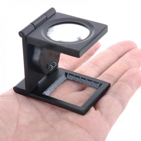 25x25 Mm Full Çelik Kaplı Katlamalı Büyüteç Th9005b - 6