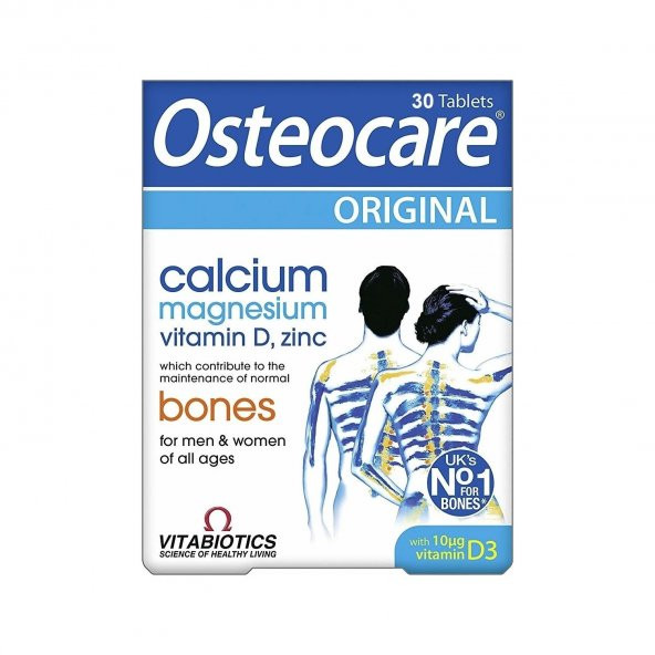 Osteocare Vitamin ve Mineraller İçeren Takviye Edici Gıda 30 Tablet ürün görseli 1