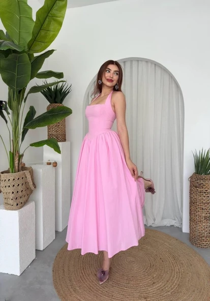 Fedra Midi Elbise - Resim 6