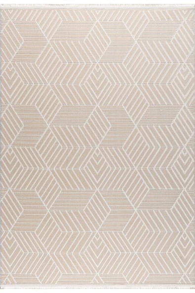 Pastel Halı Capris E6244 Bej Serisi Salon Oturma Yatak Odası Halısı ürün görseli 1