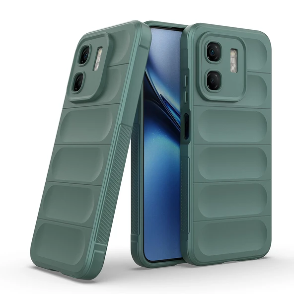 İnfinix Smart 9 Uyumlu Kamera Korumalı Oyuklu Lüks Silikon Kapak - 7