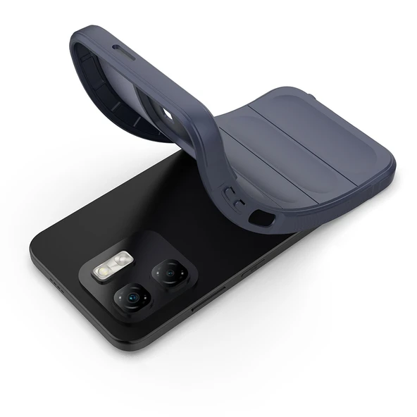 İnfinix Smart 9 Uyumlu Kamera Korumalı Oyuklu Lüks Silikon Kapak - 11