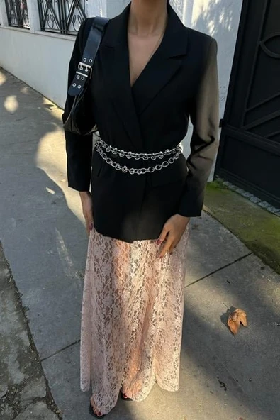 Maxi Dantel Etek 4047 - Resim 7