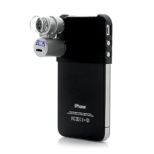 Iphone5 Için Uyumlu Kapaklı Lens Mikroskop Taşınabilir Mini Cep Boyutu Led Mikroskop No.9882ip5ii - 7
