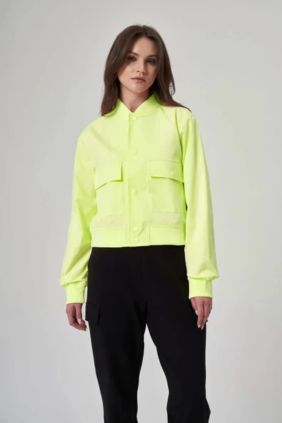 EXUMA KADIN CEKET-1521158 SARI