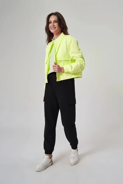 EXUMA KADIN CEKET-1521158 SARI - 10