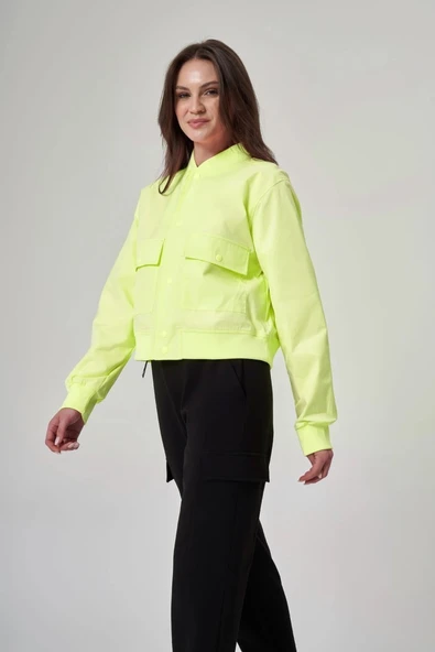 EXUMA KADIN CEKET-1521158 SARI - 5