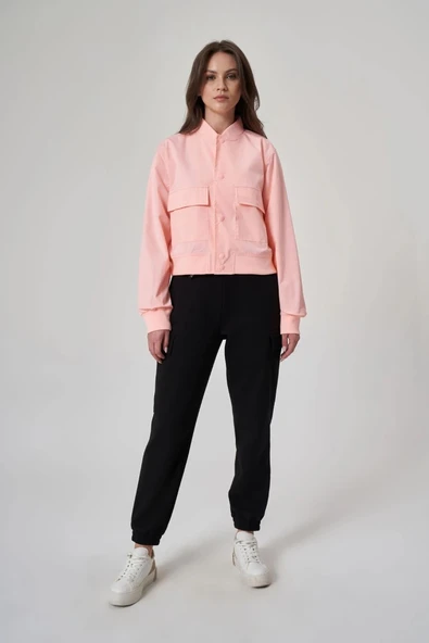 EXUMA KADIN CEKET-1521158 PEMBE ürün görseli