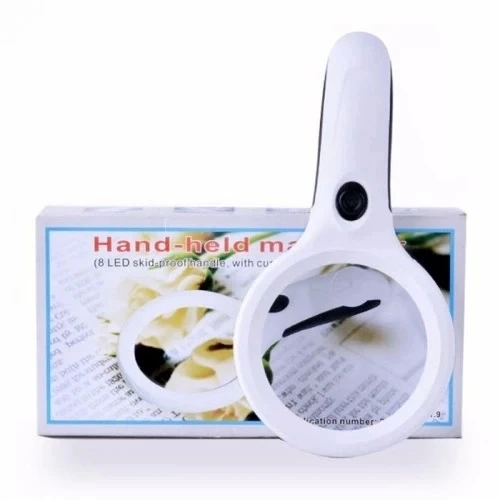 8 Ledli 2.5x90mm & 8x22mm El Büyüteç, Takı, Okuma,para Kontrol Için - 2