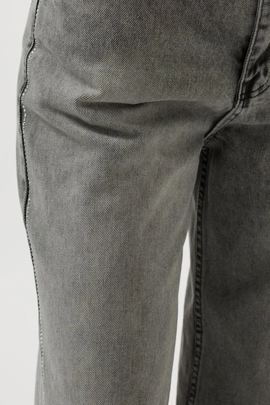 Taş Şerit Detaylı Jean - Resim 4