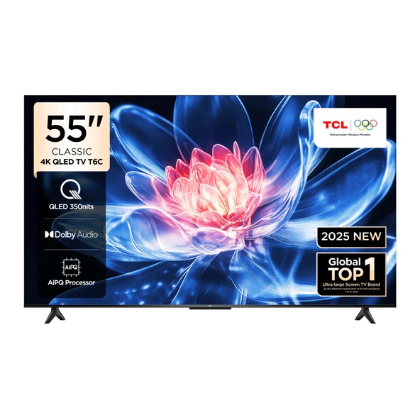 TCL 55T6CGTV 4K  UHD   QLED 55"  GOOGLE TV - 1