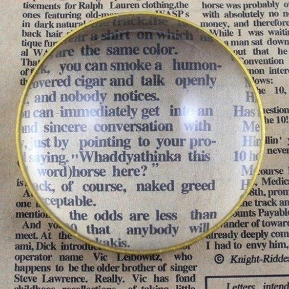 Harita Ve Yazı Çalışmalar Için En Uygun Büyüteç 75mm10x8015 - 4