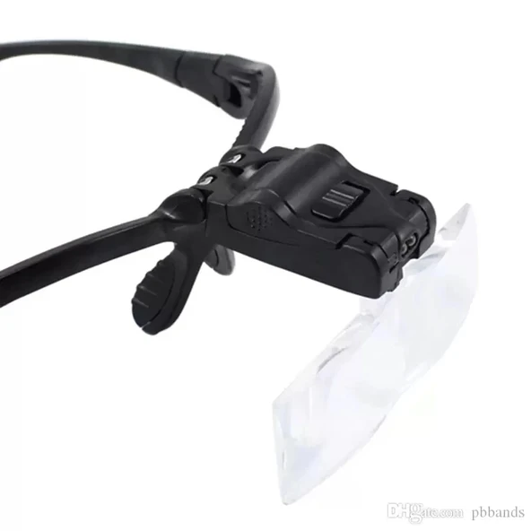 Işıklı Gözlük Büyüteç  5 Farklı Lens 9892b - 7