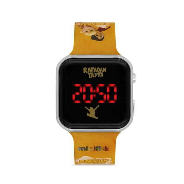 Miniflak Rafadan Tayfa Lisanslı RF8001 Sarı Square Çocuk Saati ürün görseli