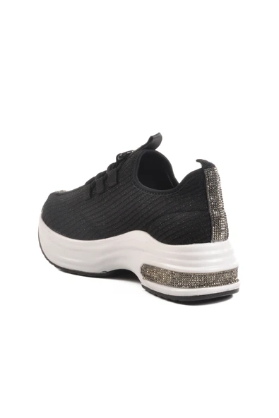 Ayakmod Siyah Beyaz Anorak Kadın Sneaker 702322 Z - 4