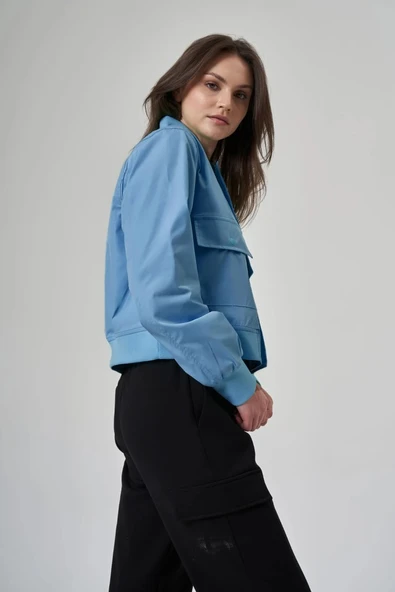 EXUMA KADIN CEKET INDIGO -1521158 - 7