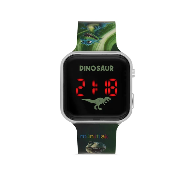 Miniflak Dinozor MFD8001 Square Led Çocuk Saati ürün görseli
