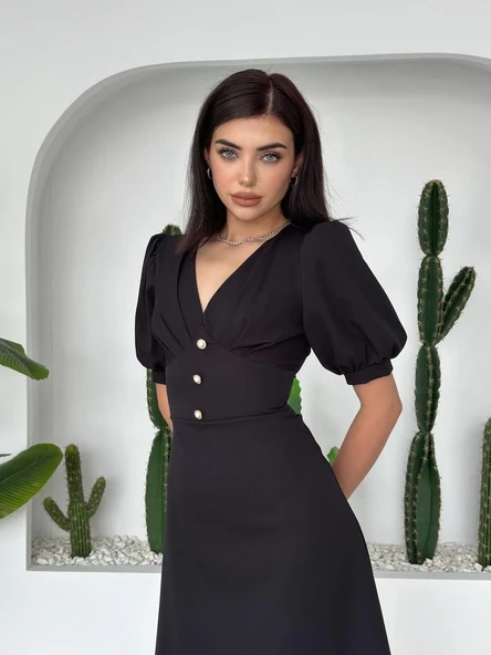 Linda Midi Elbise - Resim 3