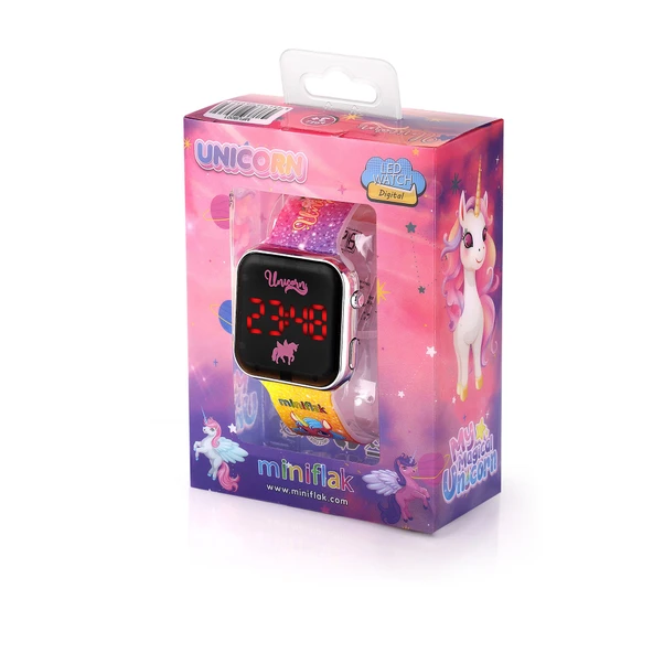 Miniflak Unicorn MFU8001 Square Led Çocuk Saati - Resim 3