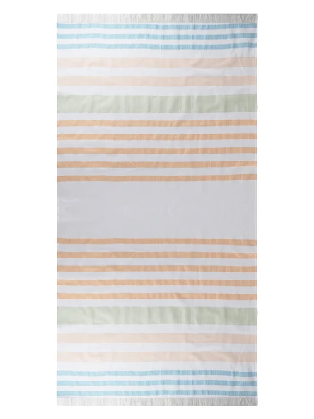 Renkli Çizgili Desenli Hafif Çok Amaçlı 70x140 cm Peştamal Baveno - Resim 8