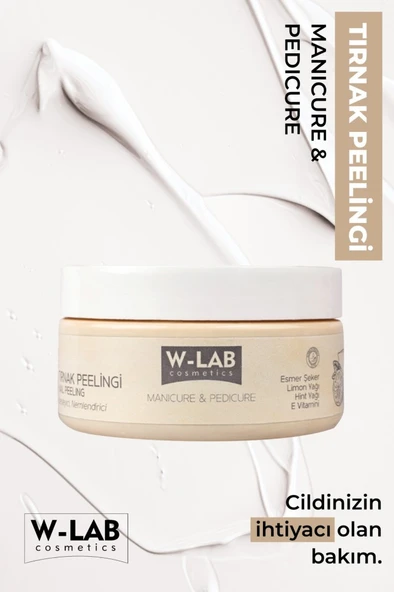 W-Lab Kozmetik Manikür Pedikür Tırnak Peelingi 250 Ml