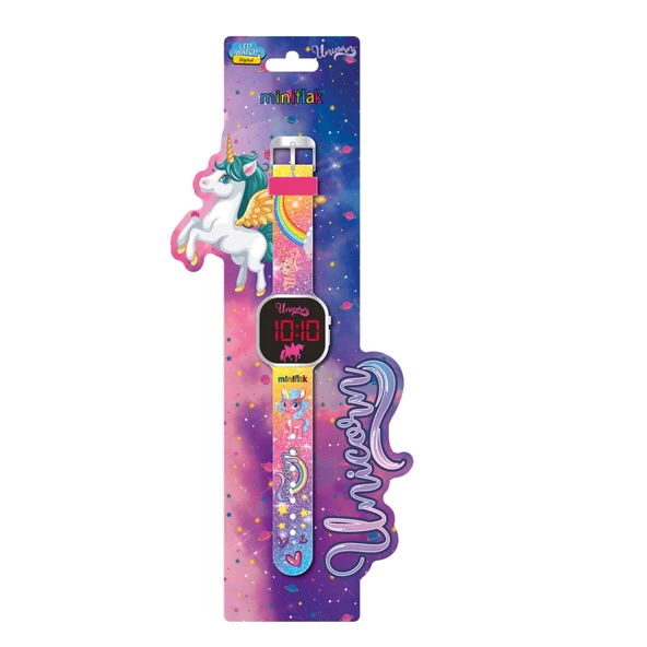 Miniflak Unicorn MFU8001 Square Led Çocuk Saati - Resim 2