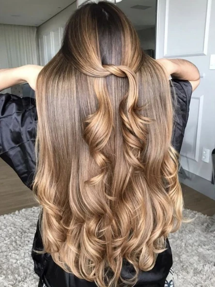 HairPim Professional (0.8 Gr) Bej Sarı 50 Adet 60 Cm Yeni Nesil Kaynak Saç HP605