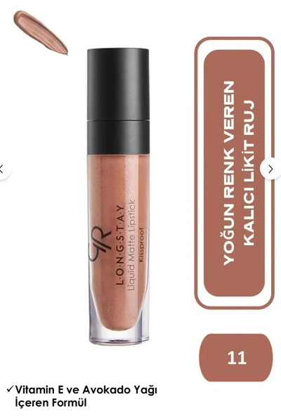Golden Rose Longstay Liquid Matte Lipstick No:11 ürün görseli