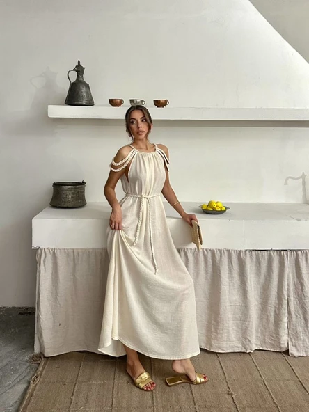 KETEN ELBİSE - Resim 3